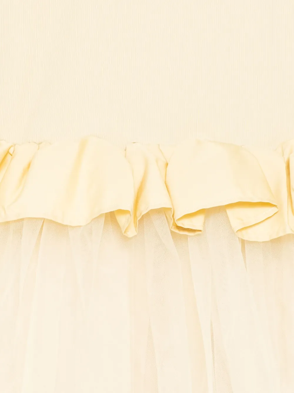 Jnby By Jnby Flounce Hem Dress In Yellow