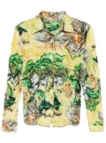 JNBY graphic-print shirt - Yellow