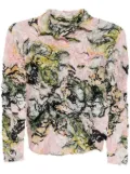 JNBY graphic-print blouse - Pink