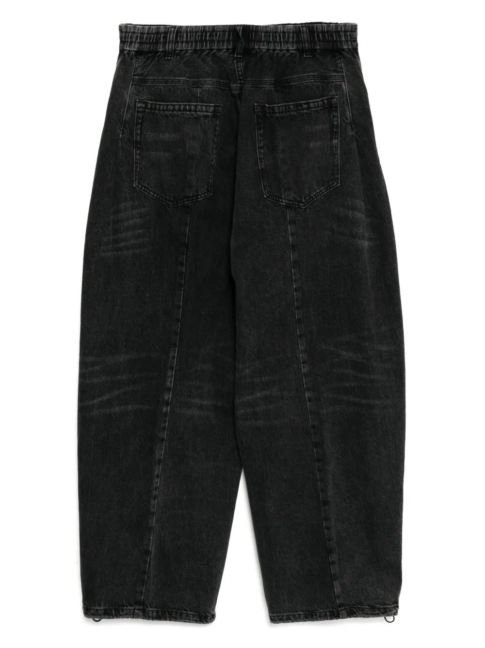 CROQUIS Jeans met toelopende pijpen - Zwart