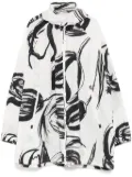 JNBY graphic-print windbreaker - White