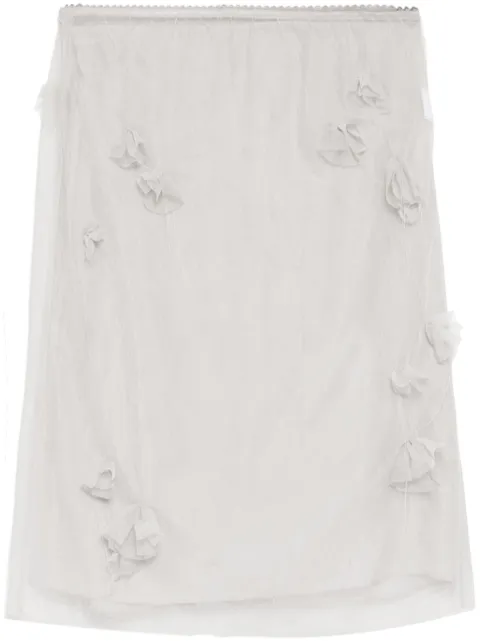 JNBY Gauze pencil-waist skirt