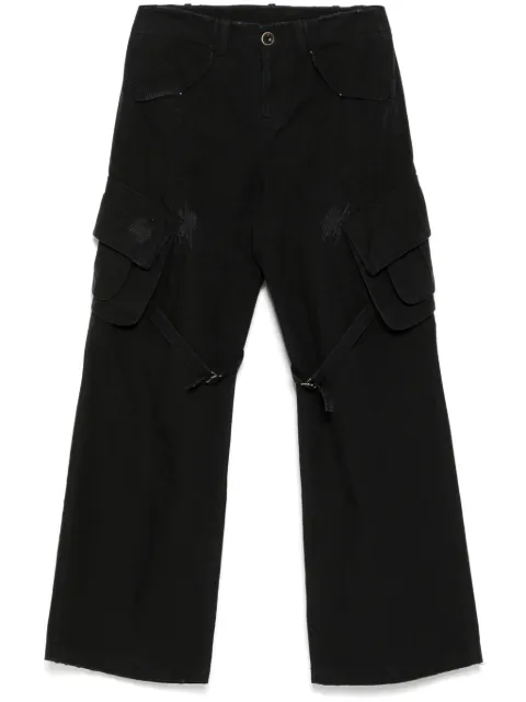JNBY curled edge cargo trousers