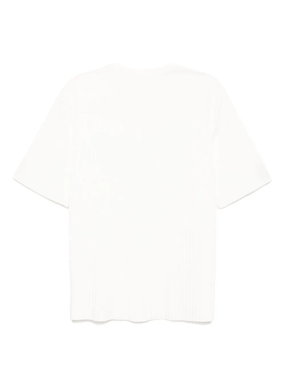 CROQUIS Geplooid T-shirt - Wit