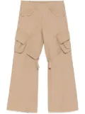 JNBY curled edge cargo trousers - Brown