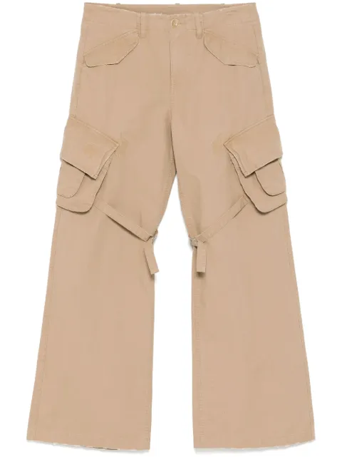 JNBY curled edge cargo trousers