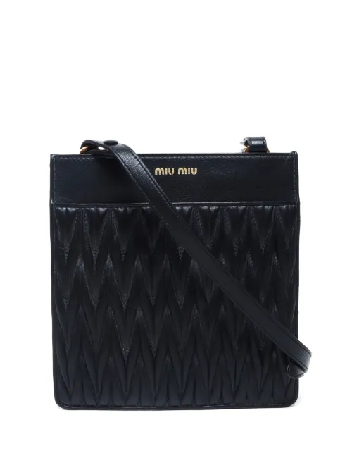 Petit sac porté épaule matelassé (années 2010-2020) - Miu Miu Pre-Owned - Modalova