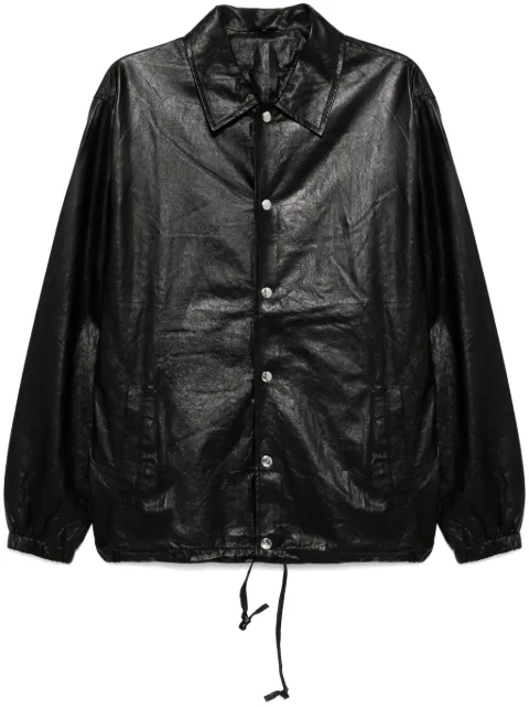 Giorgio Brato sobrecamisa de cuero