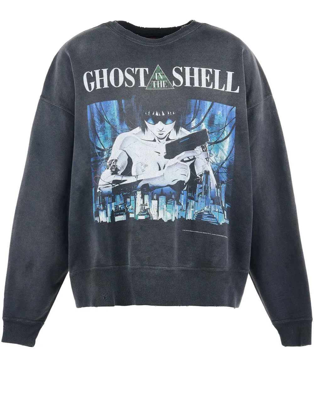 Saint Mxxxxxx Graphic-print Sweatshirt In Black