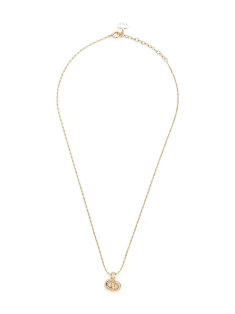 Christian Dior Pre-Owned 2000s CD-pendant necklace