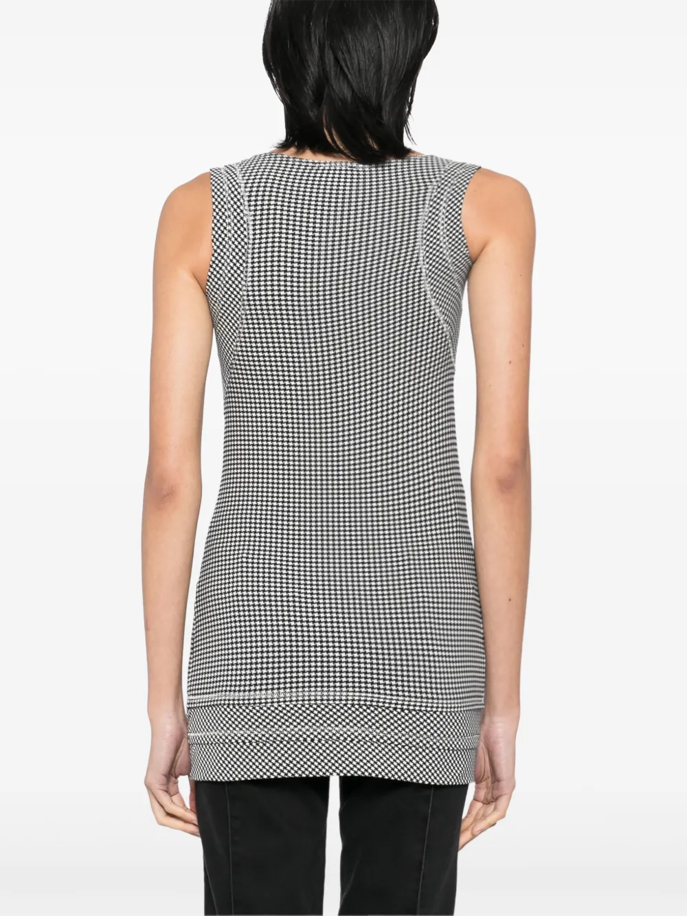 Pre-owned Chanel 2008 Sleeveless Top In Black