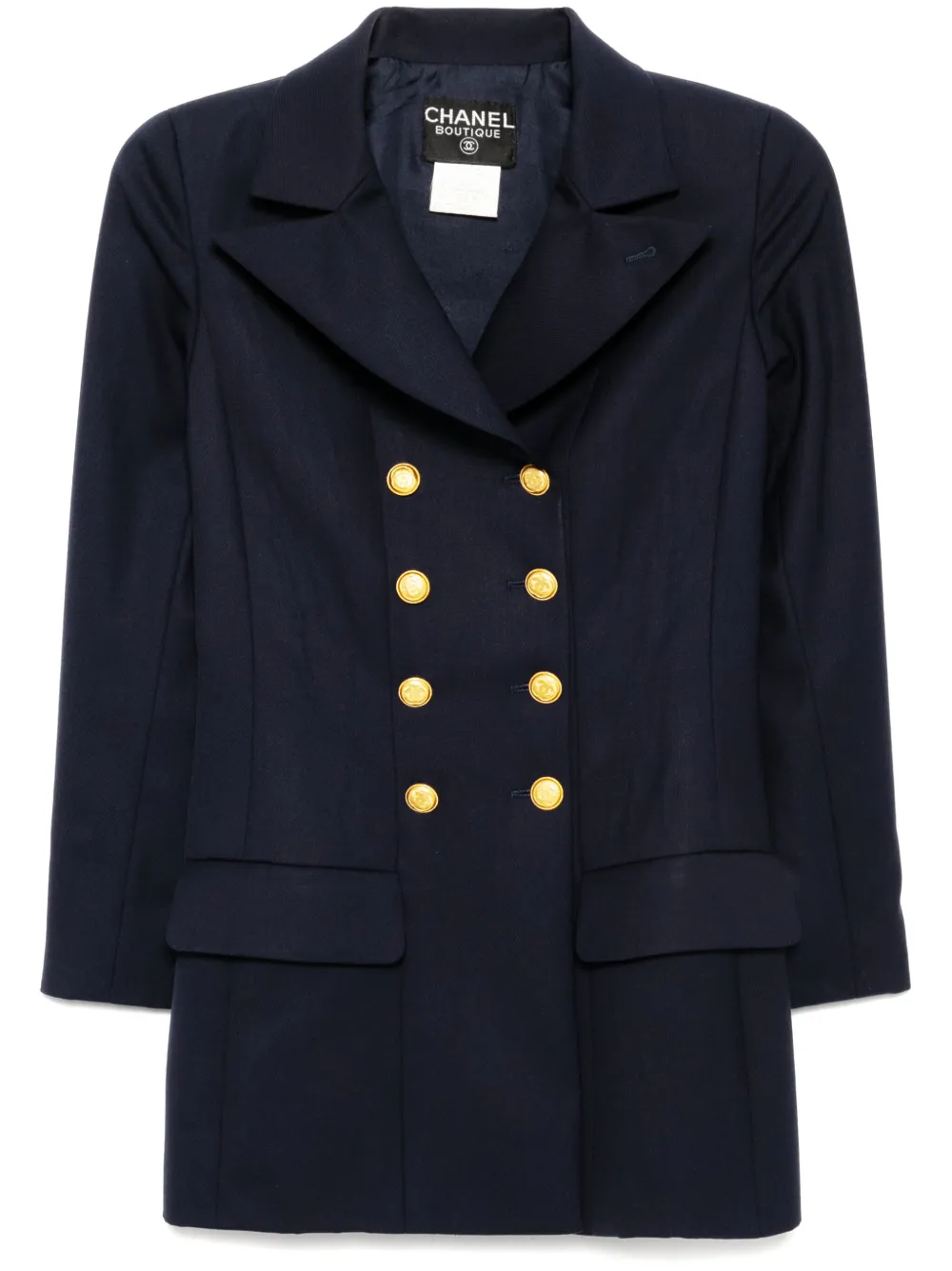 CHANEL Pre-Owned chamarra con doble botonadura 1996 | azul | Image 1