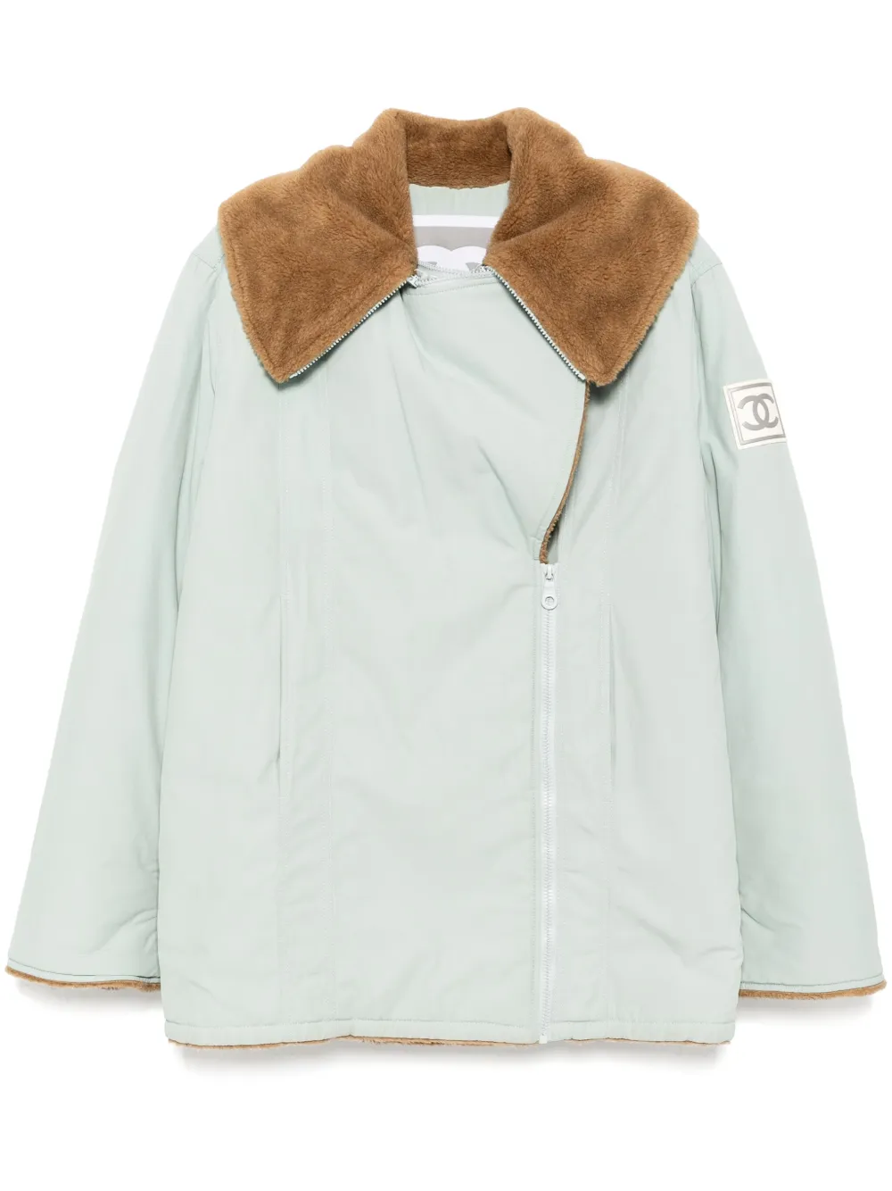 Pre-owned Chanel 1990-2000s Sport Line Zip Up Jacket In Blue