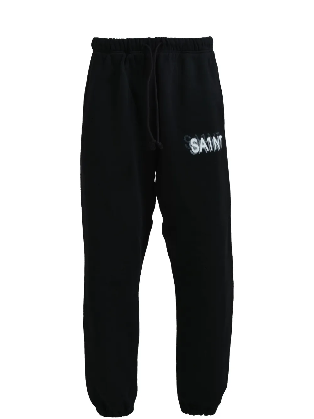 Saint Mxxxxxx Logo-print Track Pants In Black