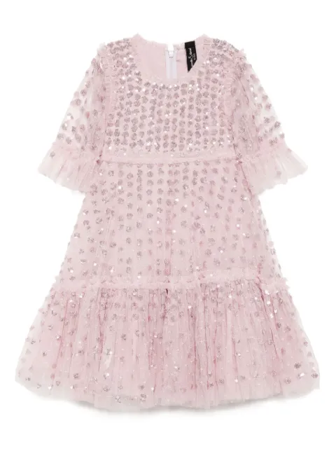 NEEDLE & THREAD KIDS sequin-embellished dress