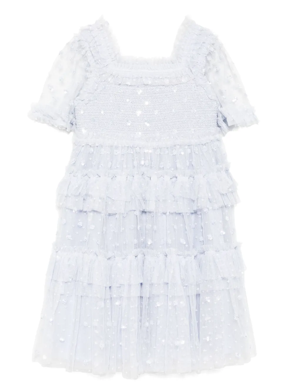 NEEDLE & THREAD KIDS Abito a pois - Blu