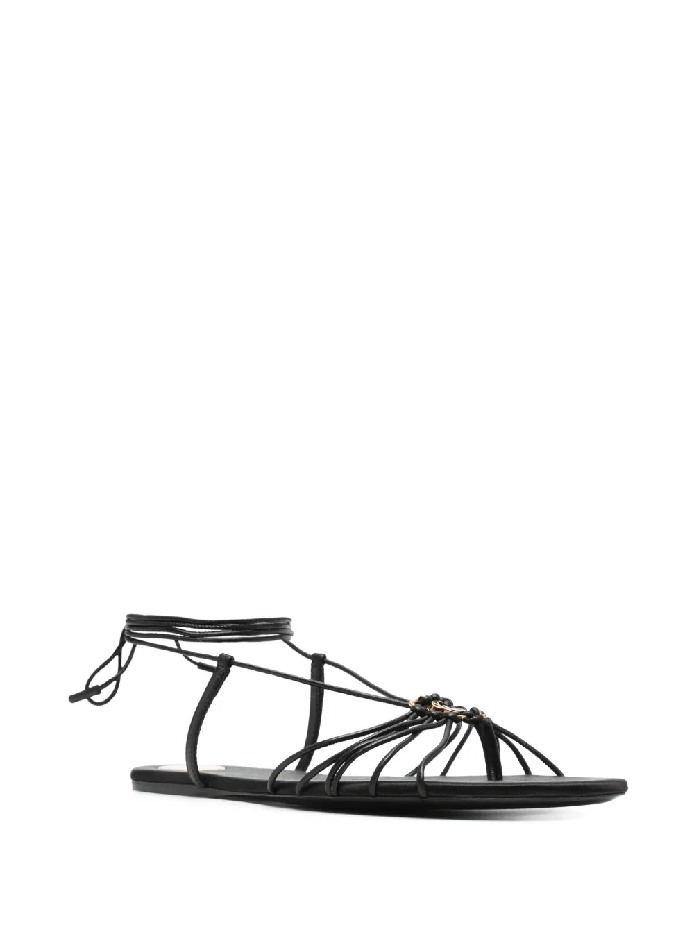 Saint Laurent Babylone sandalen - Zwart