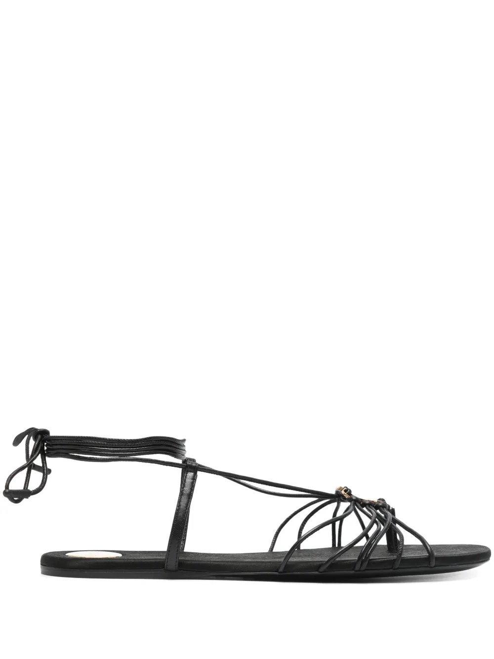 Saint Laurent Babylone sandalen Zwart