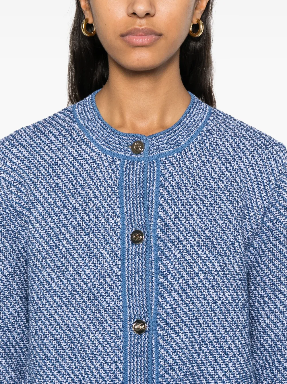Gucci Vest met ronde hals Blauw