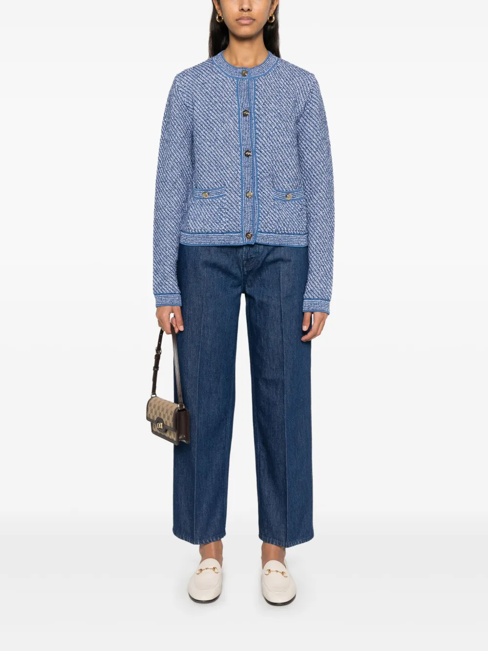 Gucci Vest met ronde hals Blauw