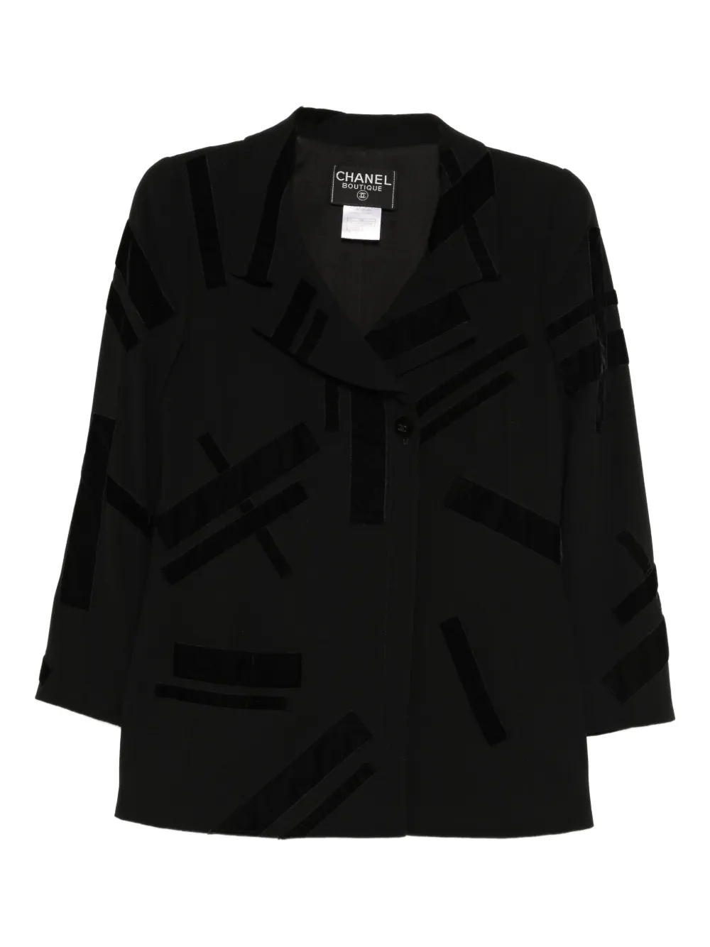 CHANEL Pre-Owned 1998 wool suit | Black | Image 1