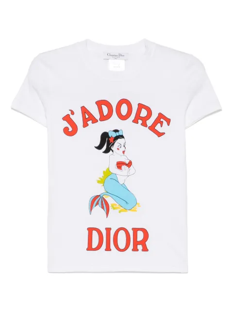 Christian Dior Pre-Owned playera con estampado gráfico 2002