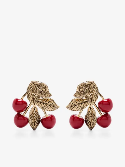 Saint Laurent aretes Cherry