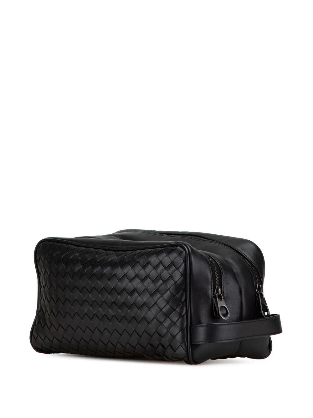 Bottega Veneta Pre-Owned 2012-2024 Intrecciato leren clutch - Zwart