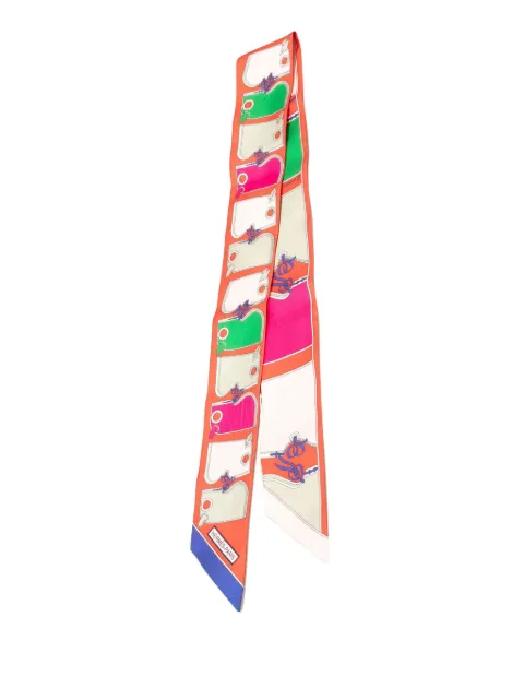 Hermès Pre-Owned 20th Century Camalis Silk Twilly Scarf scarves
