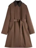 Tod's belted trench coat - Brown