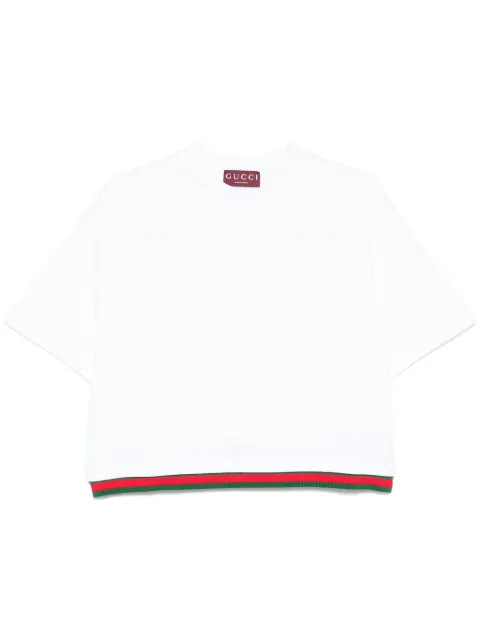 Gucci cropped cotton T-shirt