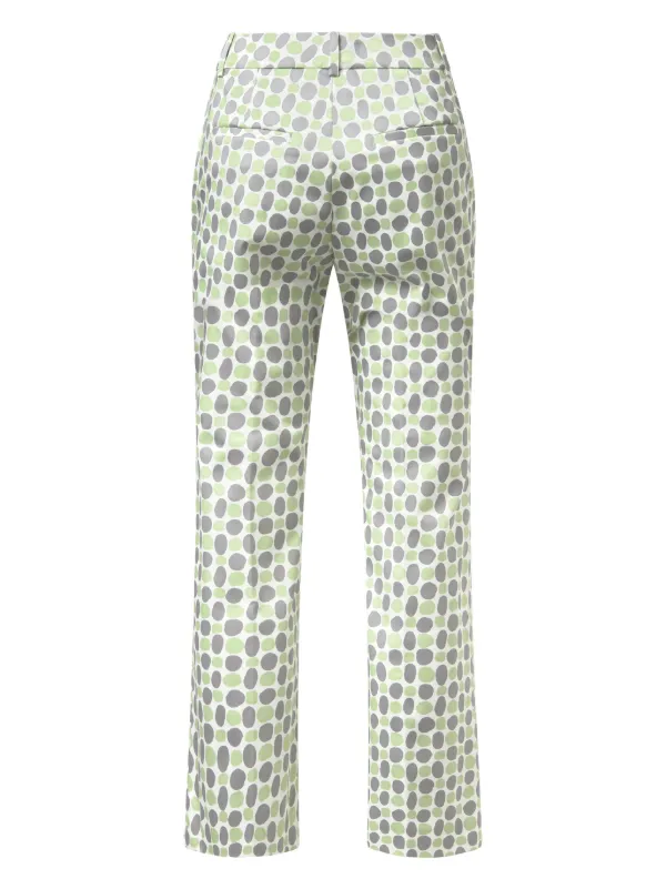 Peserico Printed Trousers White FARFETCH JO