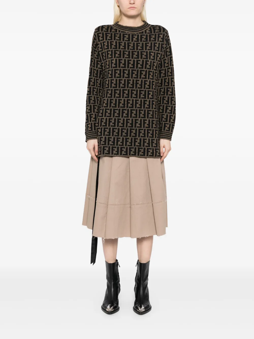 Fendi Pre-Owned 1990-2000s monogram top | Image 2