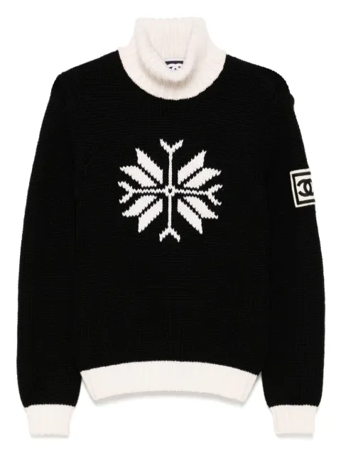CHANEL Pre-Owned 2008 roll-neck jumper