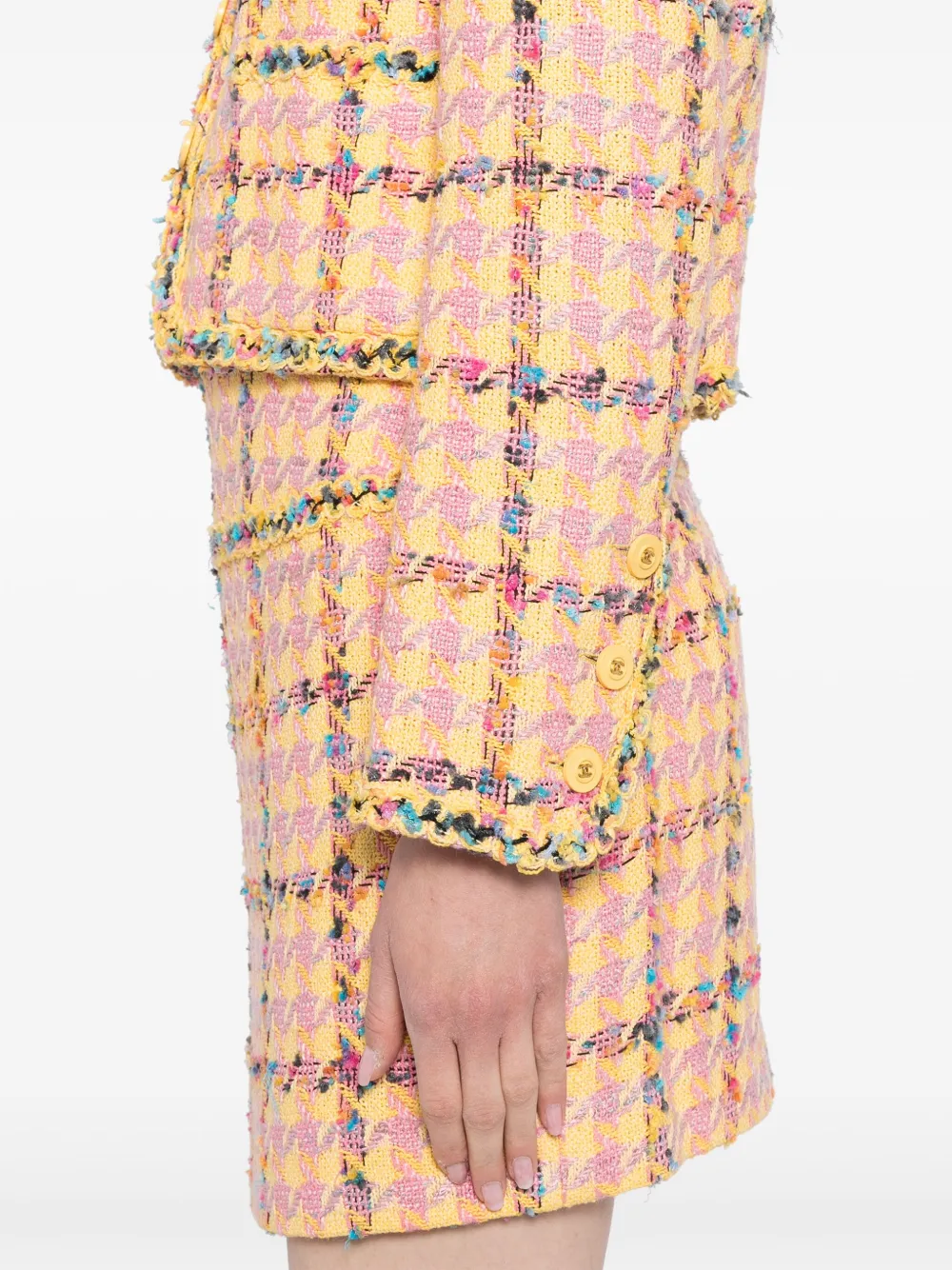 Pre-owned Chanel 1994 Setup Suit In Yellow