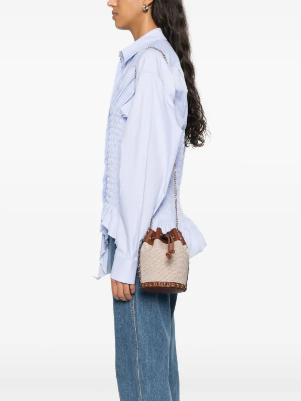 VALENTINO GARAVANI ◆ ロックスタッズ バケットバッグ Valentino Garavani ロックスタッズ バケットバッグ | ブラック