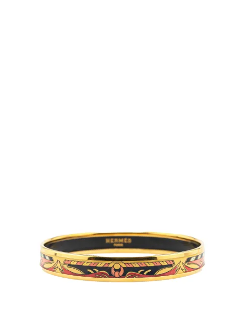 Hermès Pre-Owned pulsera Narrow Cloisonne Enamel Bangle 65 2020