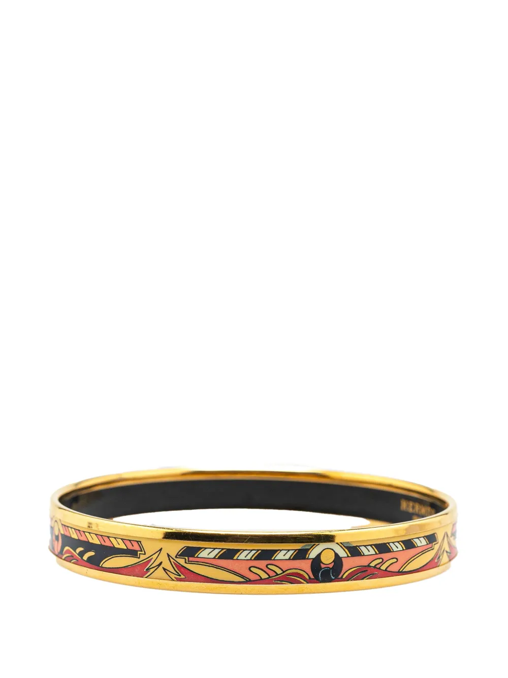 Hermès Pre-Owned pulsera Narrow Cloisonne Enamel Bangle 65 2020 | Image 2