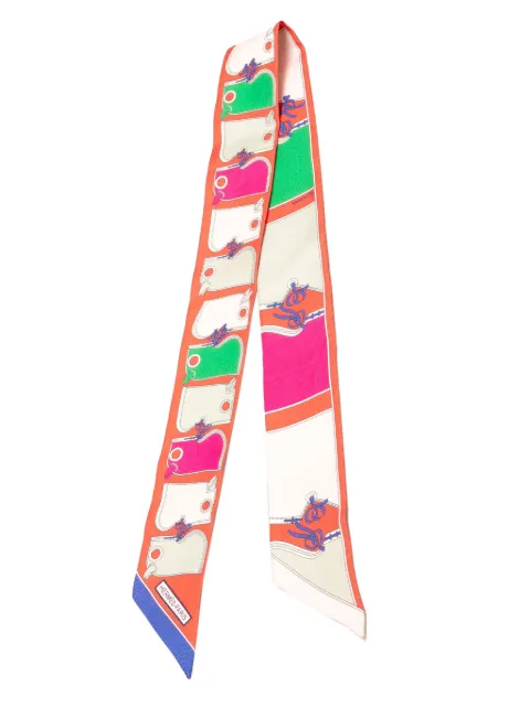 Hermès Pre-Owned 20th Century Camalis Silk Twilly Scarf scarves