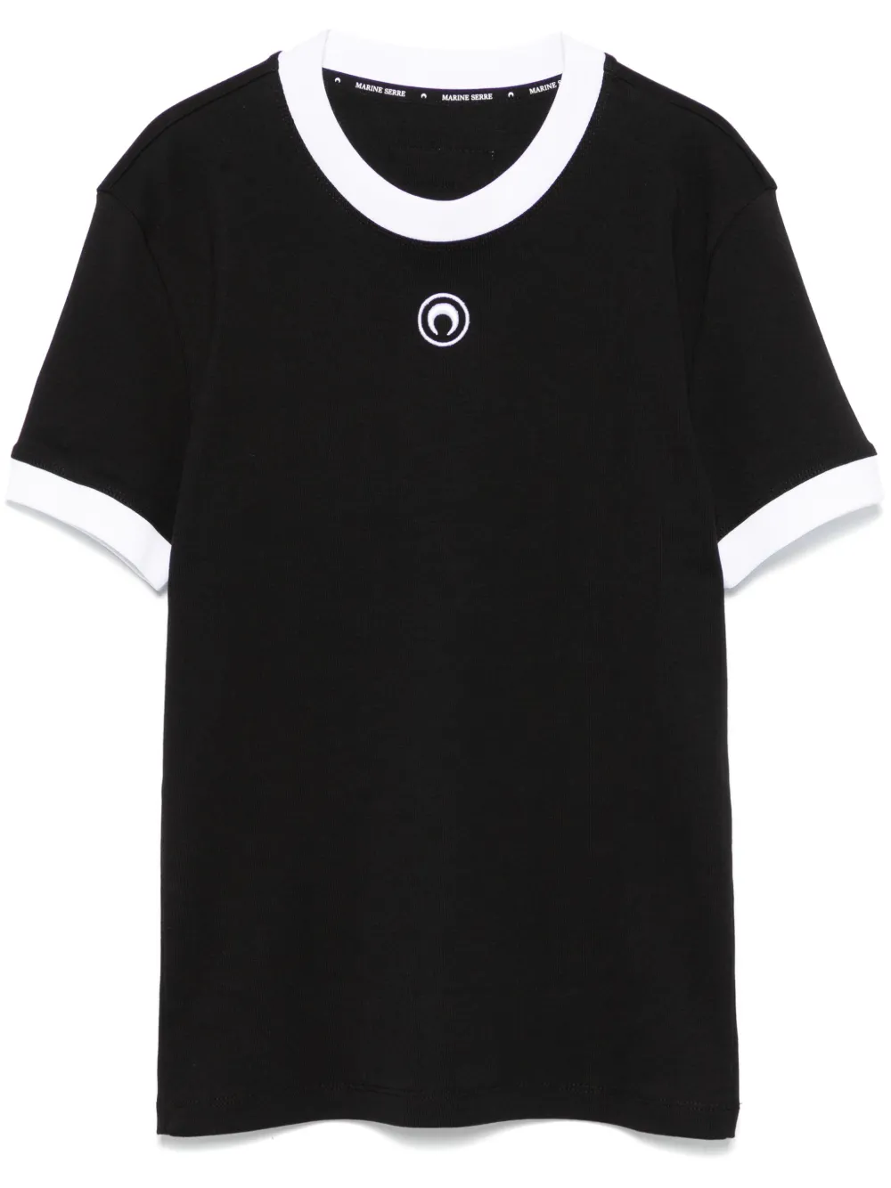 Crescent Moon-embroidered T-shirt