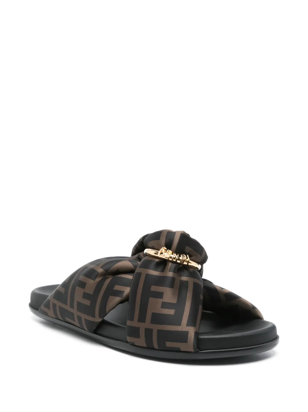 FENDI Raso slippers - Bruin