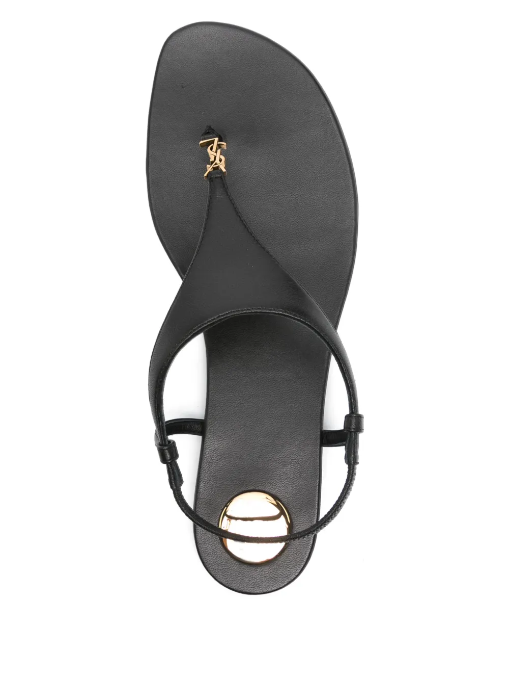 Saint Laurent Cassandra sandals Black