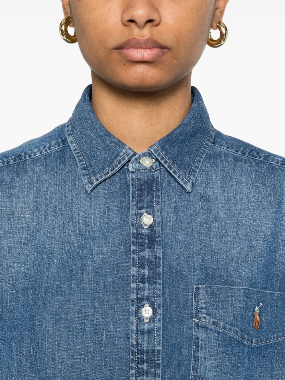 Polo Ralph Lauren Blouse met print Blauw