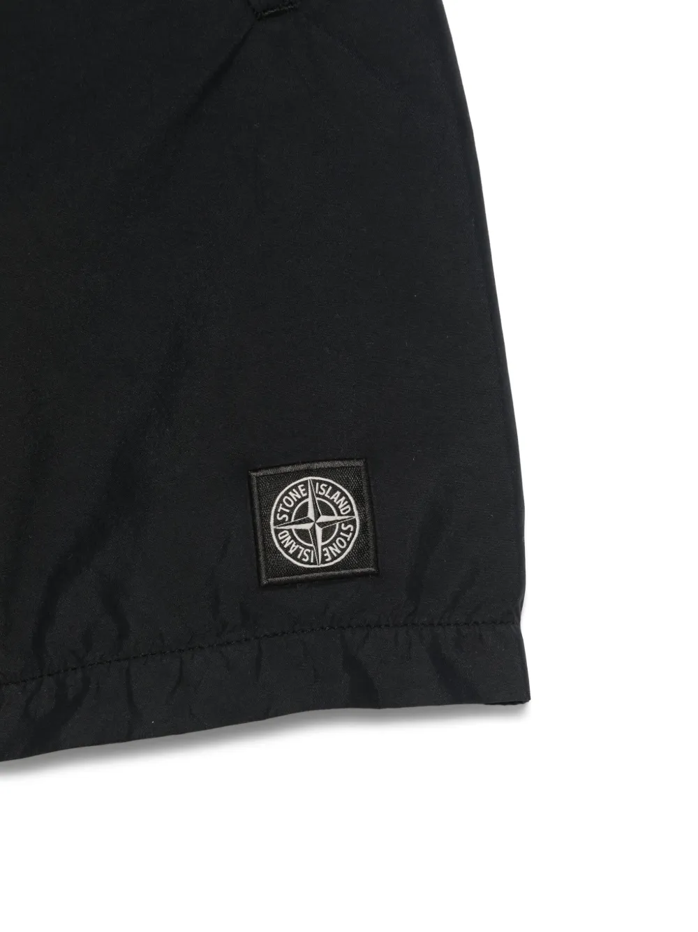 Stone Island Junior Zwembroek met patch Blauw