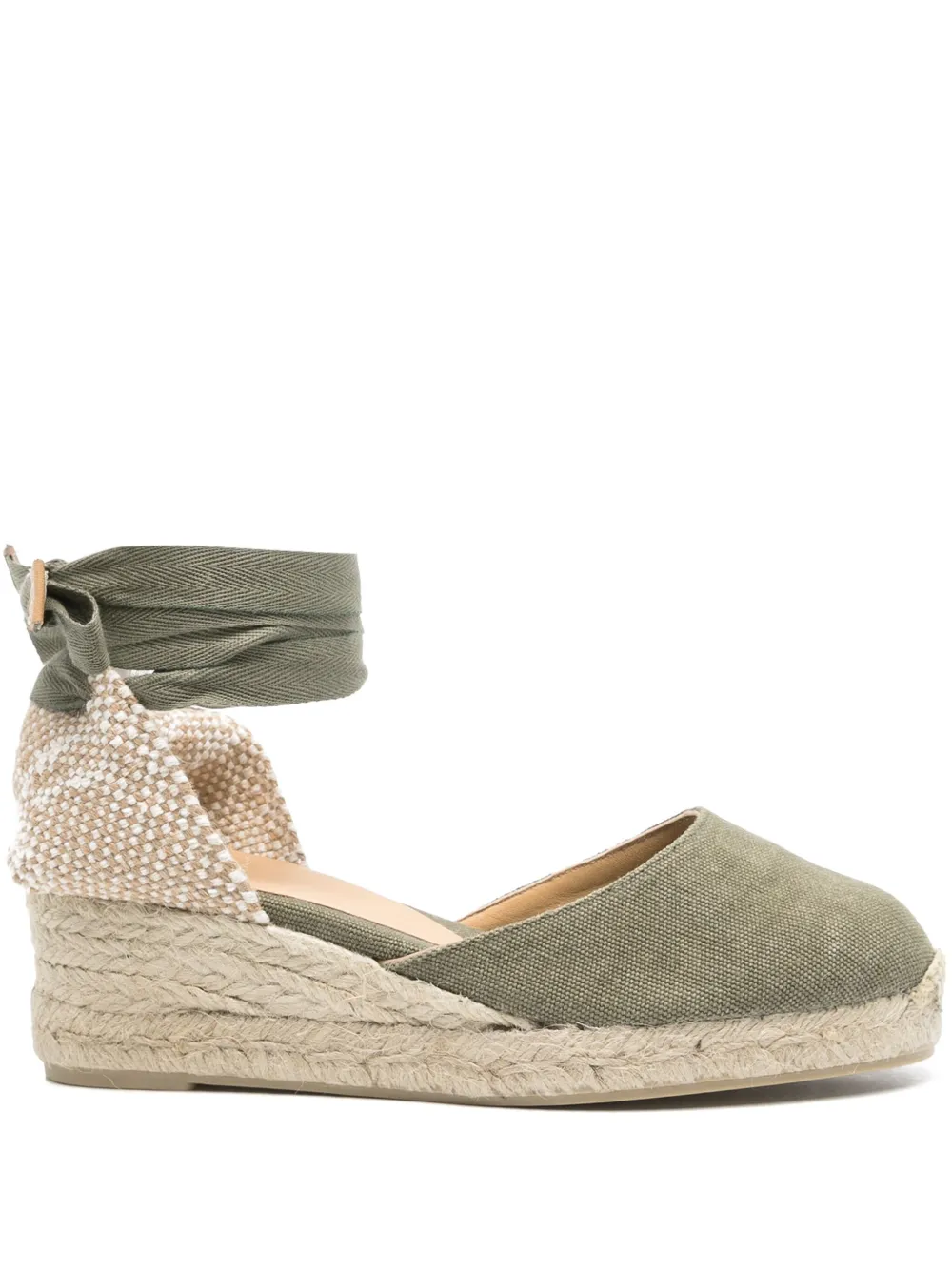 Castañer 50mm Carina espadrilles Green