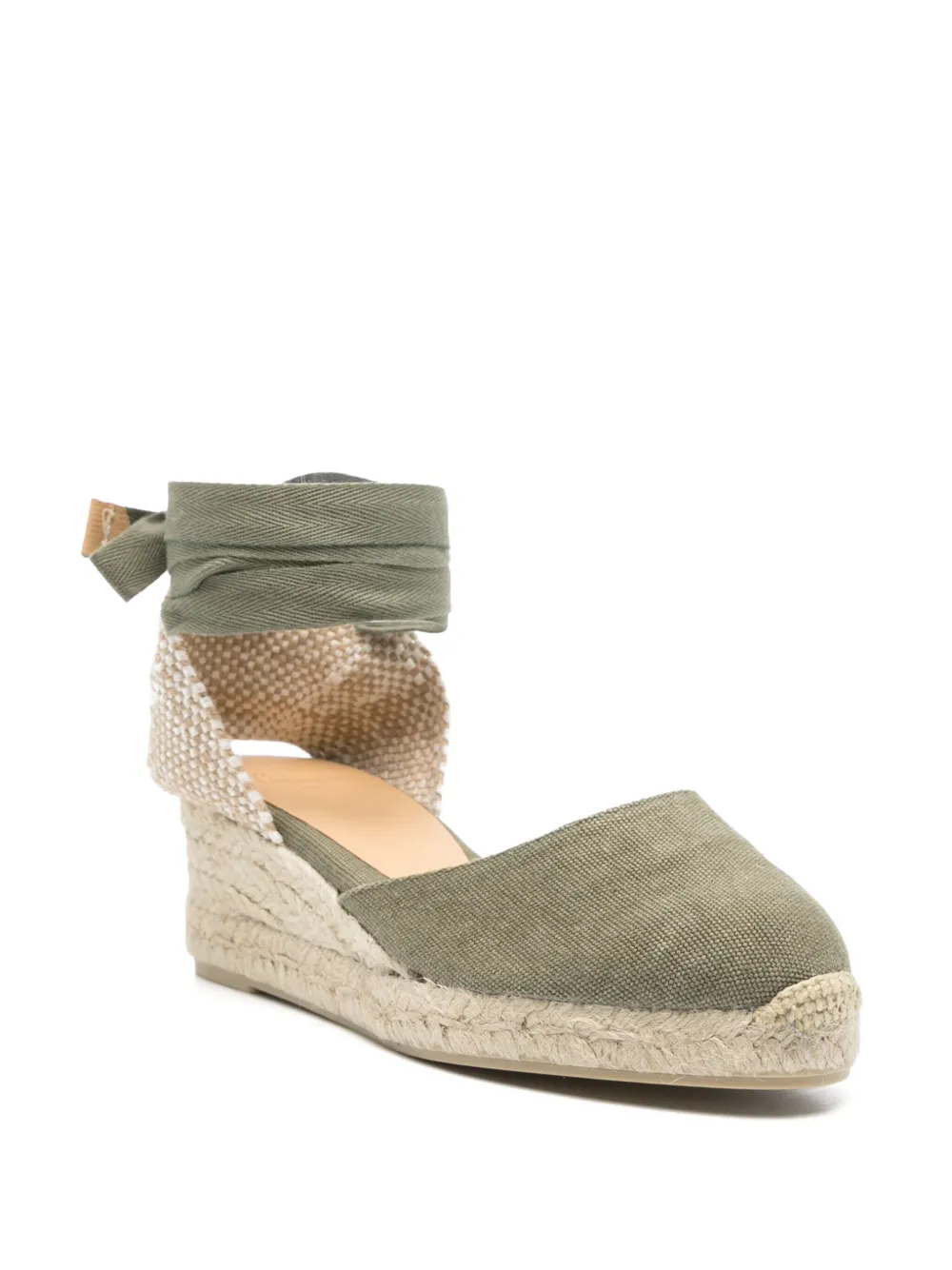 Castañer 50 mm Carina espadrilles - Groen