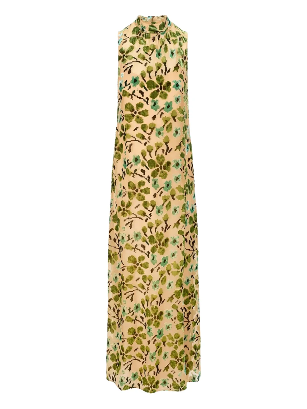 STAUD Albee maxi-jurk Beige