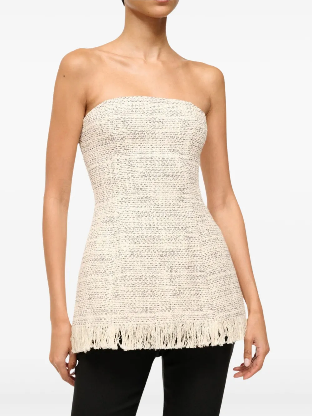 STAUD Silvia top Beige