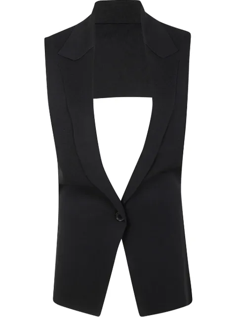 MRZ open-back waistcoat 