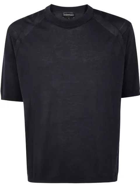 Emporio Armani fine-ribbed T-shirt